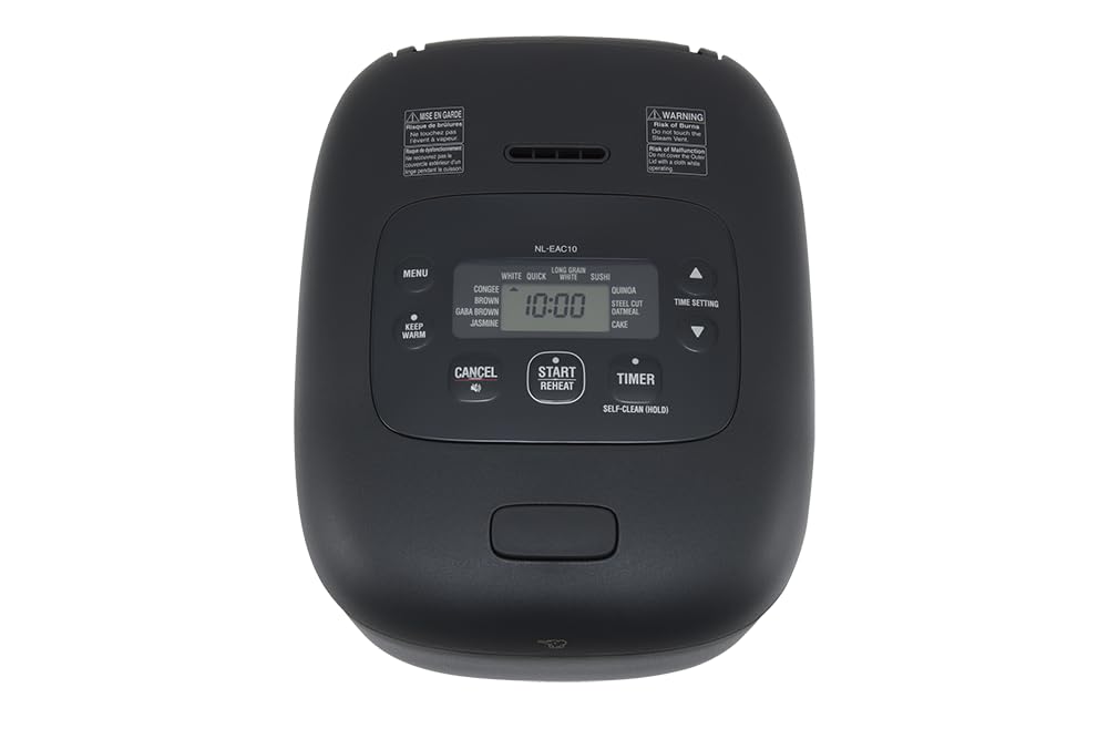Zojirushi NL-EAC10BA Micom Rice Cooker & Warmer 5.5 Cups, Black