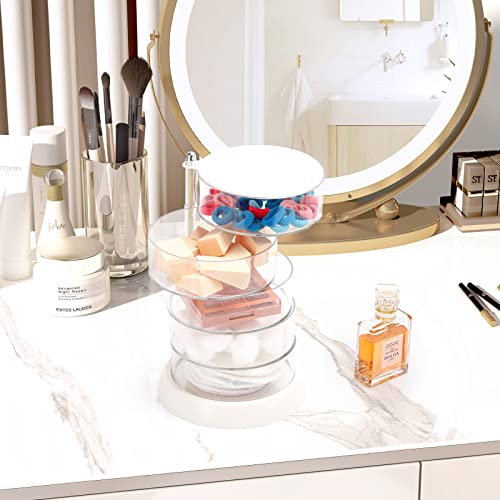 5-Layers Rotatable Jewelry Box, Rotating Travel Jewelry Tray Case Rotatable Jewelry Accessory Containers For Earrings Necklaces Bracelets #TOP3