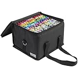 VAN NASSAU FINE ART Duo Marker Fasermaler 168 Stück in handlicher Transportbox Graffiti Filzstifte auf Alkoholbasis mit kräftigen und intensiven Farben zum Malen, Skizzieren, Illustrieren und Zeichnen