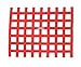 RaceQuip 721015 Red Ribbon Style Race Car Window Net- 18" x 24"