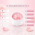 Under Eye Mask, Rose Under Eye Gel Pads With Collagen, Skincare Eye Patch Masks for Women and Men