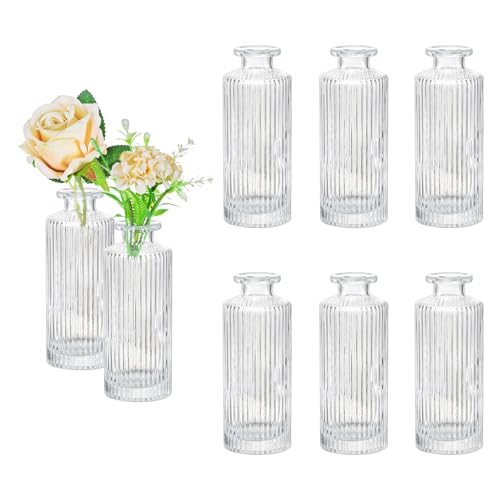 Vase a fleurs en verre pour centre de table et decoration de salon - 2