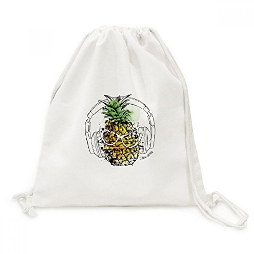 Sac voyage cordon imprimé casque pineapple pour vos sorties plage et randonnées