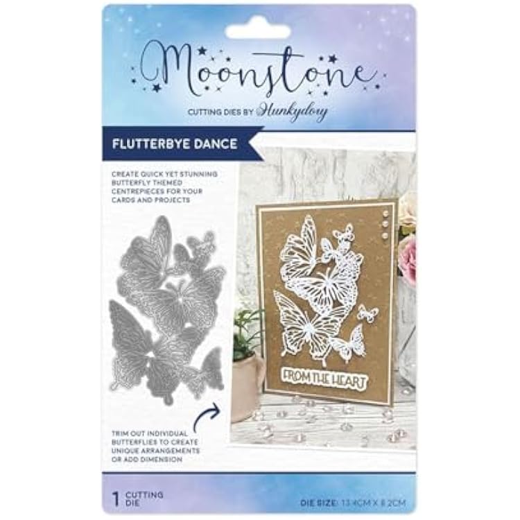 Hunkydory Crafts Moonstone Die- Flutterbye Dance