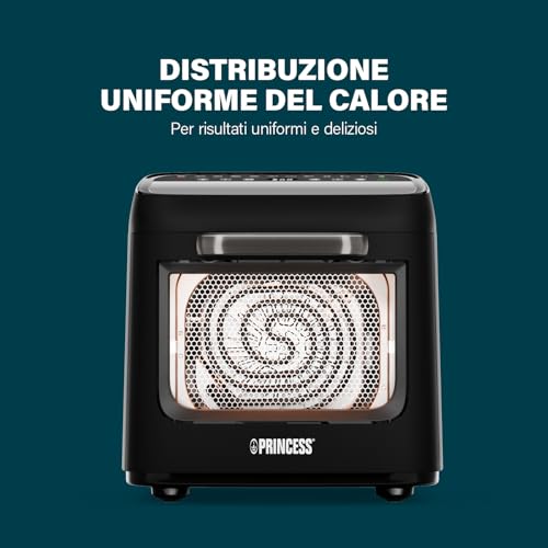 Princess Airfryer Oven Vision, Capacità 12,6 L, Potenza 1800 W, Forno Ad Aria Multifunzionale Con Finestra, Facile Da Pulire, 01.182288.01.001 - 9