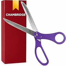 25'' Purple Ribbon Cutting Ceremony Scissors Huge Grand Opening 25 Inch Purple Big Scissors for Inaugurations and Special Events Ribbon Cutting