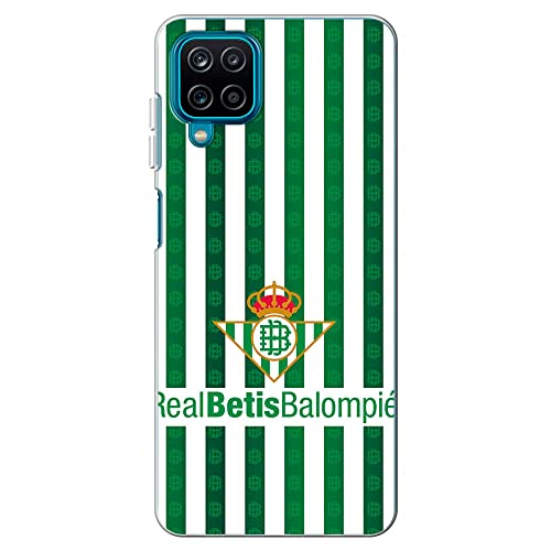Movilshop Funda para [ Samsung Galaxy A12 / M12 ] Real Betis Balompié [Escudo Clásico Degradado] Licencia Oficial de Silicona Flexible...