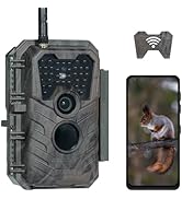 Meidase P200 Wildcamera WiFi Bluetooth, 48MP 1296P, 30m Nachtzicht, 0.1s Bewegingsactivatie, IP66 Waterdicht, App Overdracht, Buiten Monitoring