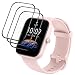 Produktbild KELOLIN [3 Stück] Schutzfolie kompatibel mit Amazfit Bip 3 / Bip 3 Pro, 3D Gebogene Kanten, Kratzfest, HD Ultra Bruchsicherer Flexibler Displayschutzfolie für Amazfit Bip 3 / Bip 3 Pro