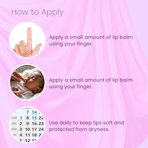 Image of BabyOrgano Rose & Pomegranate Lip Balm for Kids | 0+ Years | Natural Moisturizing Lip Care Mask | Desi Cow Ghee & Kokum Butter | Dry, Chapped & Lighten Lips | Chemical & Paraben Free | 8gm (Pack of 1)