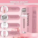 Derma roller 0,5 mm 3.0 z Pojemnikiem do Skóra, Włosy, Zmarszczki, Rozstępy, Hiperpigmentacja NATYCHMIASTOWA APLIKACJA SERUM, 520 igieł tytanowych