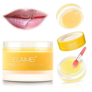 Exfoliantes e Hidratantes para Labios, Mascarilla para Labios de Doble Efecto Durante la Noche, Elimina Eficazmente la…