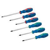 Dapetz® 6pzas Multiuso Destornillador Set Cromado Vanadio Acero Templado Hoja