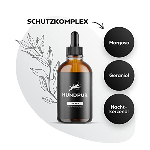 Zeckenschutz für Hunde: Hundpur Zecken Tinktur 50 ml als Repellent
