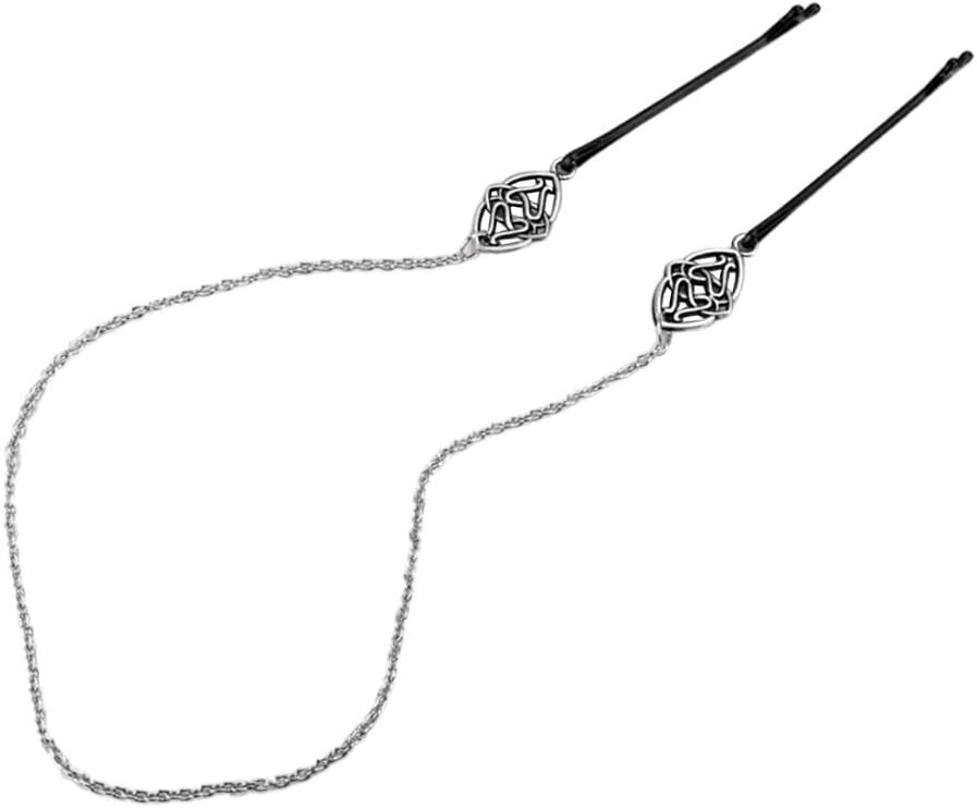 TINY STORE Irish Knot Hairpin Chain Viking Runes Hairpin Ladies Hair Accessories D-415