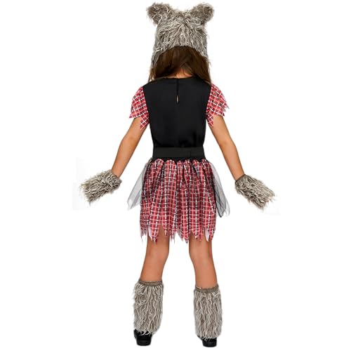Disfraz de Lobo para Niñas Talla M miniatura 4