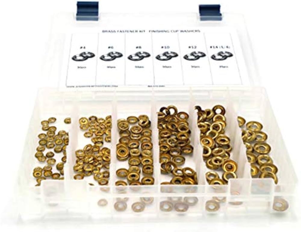 No.4 8,10,12 SOLID BRASS CUP WASHERS SURFACE FINISHING COUNTERSUNK