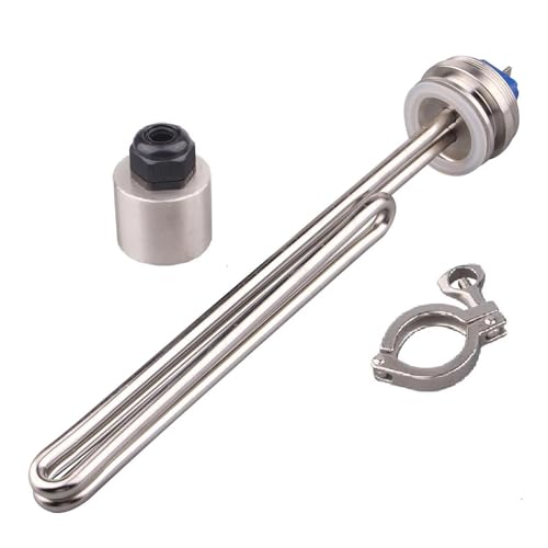 fengpeng 1.5�g���C�N�����v240V�������M�v�fSUS304�q��������{�C���[2.5kw / 3. 4. 5(With clamp,2.5kw)