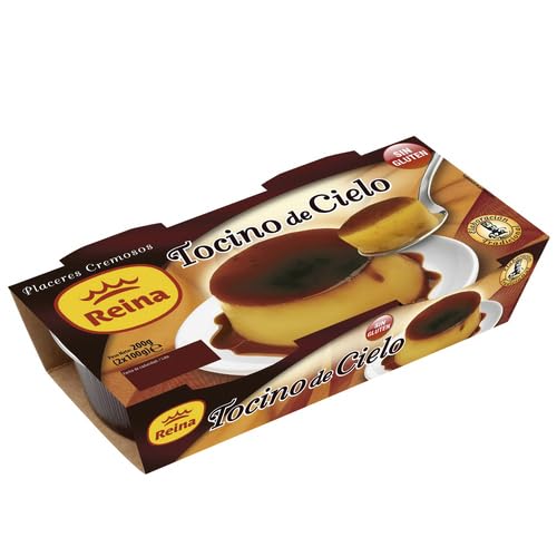 (4 unidades de 2x100g) Tocino de cielo REINA 2x100g (Producto Refrigerado)
