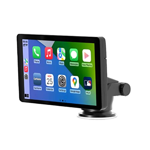 Car and Driver INTELLIDASH 7" HD Touchscreen – Portable Apple CarPlay Wireless Android Auto Screen for Car, Bluetooth Stereo, Backup Camera Support, Mirror Link, GPS Navigation, Siri, Google, SiriusXM by Car and Driver - Used condition - US$47.07