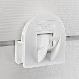 EASY Zero-Drill Fiber Cement Siding Mount Basic Kit - White | Patented Hardie Board Hooks & Clips for Exterior Decor | Cam-Lock Security Camera Mounting Bracket | Heavy Duty 35 lb Capacity