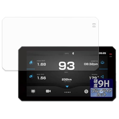 FILMEXT �t�B���� AKEEYO/TANAX �o�C�N�p �X�}�[�g���C�h���j�^�[ AIO-6 MAX/AIO-6 LTE �p �ی�t�B���� 9H (�����K���X �����̍��d�x) �u���[���C�g�J�b�g ���˒ጸ ���{��