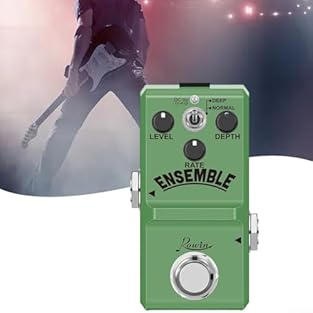 【Smooth and Sustained Sound】: This Rowin For NANO Chorus Monoblock effects Guitar Effect Pedal is designed to produce a smooth, sustained sound for clean tones or soaring leads. 【Compact and Portable】: The Chorus Pedal, With its super mini size, this...