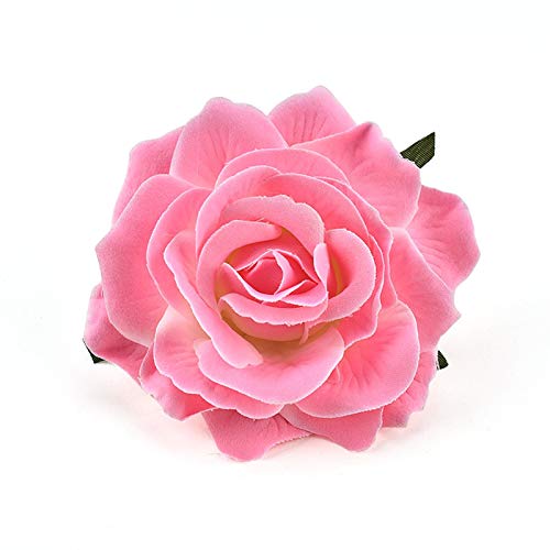 30 pcs 9 cm Grande Rose Artificielle Soie Têtes De Fleurs pour La Décoration De Mariage DIY Guirlande Cadeau Boîte Scrapbooking Artisanat Faux Fleurs – vue 3