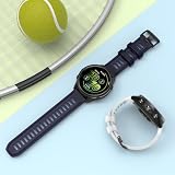 ISABAKE Pasek do Forerunner 570 47mm/265/255 Muzyka/Venu 2/Vivoactive 4, 22 mm Pasek zamienny zegarka silikonowego
