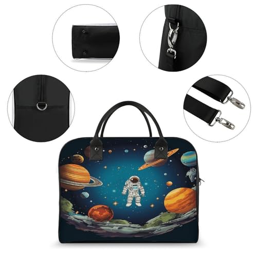 Bolsa Tote Nylon Ajustable Grande para Laptop y Oficina miniatura 6