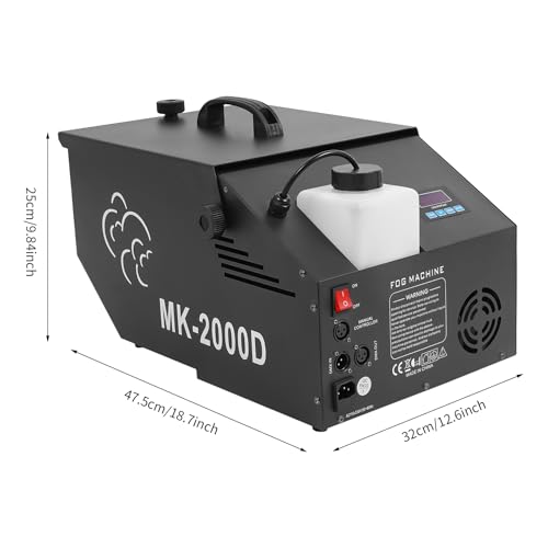 Máquina de Humo Profesional 1200W 110V con Control DMX miniatura 2