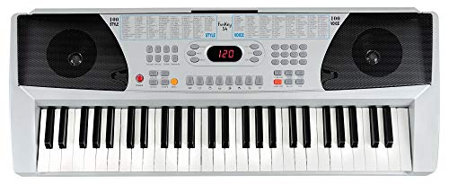 Funkey 54 synthétiseur avec bloc d'alimentation et pupitre pour partition thumbnail