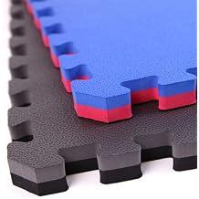 FlooringIncs 1" Thick Foam Tiles, 3x3 or 2x2 Reversable Interlocking Tiles, Ideal Yoga Mat, Gymnastics Mat, Workout Mat for MMA and Jiu Jitsu Training