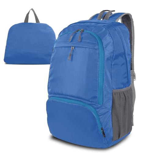 Sac à dos de randonnée escalade alpinisme léger et bleu clair mixte