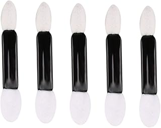 50pcs Double-ended Eye Shadow Brush Set White...