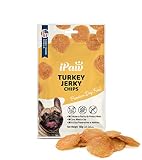 iPaw Turkey Dog Treats for Puppy Training, All Natural Human Grade Dog Treat, Ingredient Sourced fro