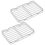 cobee1 Pc Cooling Rack For Baking, Roasting Rack Stainless Steel Wire Racks Cooling With 4 Legs, 5.3 X 8.5 Inch Rectangle Cooking Racks For Baking Cooking Roasting Oven