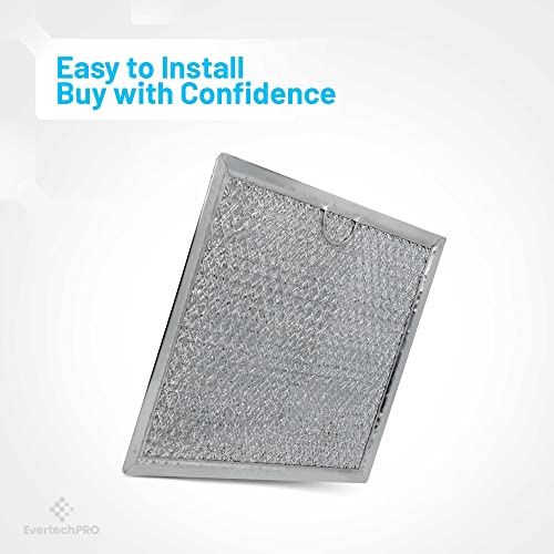 Evertechpro Wb02X11534 Microwave Oven Grease Replacement Filters Replacement For Ge Appliance 2218485 Ah3506741 Ea3506741 Ps3506741 (2-Pack) #TOP5
