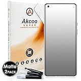 [2 Pack] Akcoo 3D Matte Screen Protector for OnePlus 9 Pro 5G,UV Liquid Full Screen adhesive...