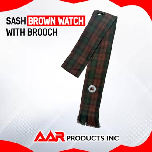 Image of AAR Womens Tartan Clan Sashes Ladies Brooch Scottish Highland - 90 x 10.5 Inches
