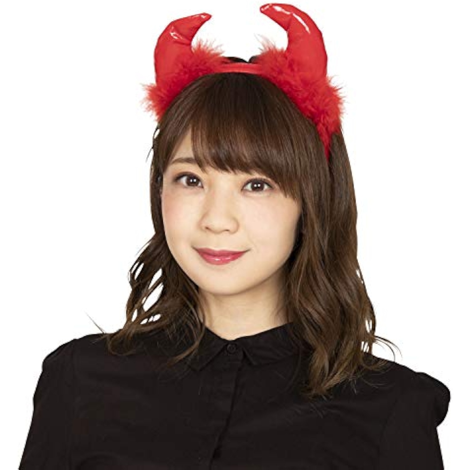 クリアストーン(Clearstone) コスプレ ハロウィン フワフワレッドデビル ユニセックス レッド 詳細画像1