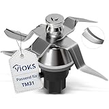 VIOKS Lame de rechange pour Vоrwerk Thermоmix TM31 Lame   Lame de rechange en acier inoxydable SUS420 Accessoire pour robot de cuisine TM31
