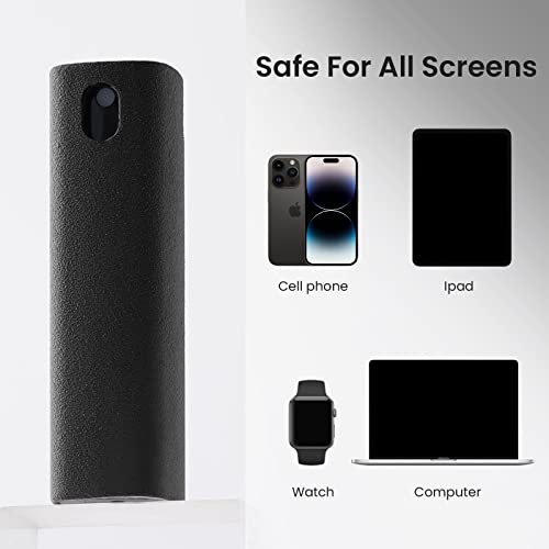 YTT Touchscreen Mist Cleaner, Versatile Cleaner for iPad, Laptop, MacBook Pro, Cell Phone, iPhone Smartphones (Black)