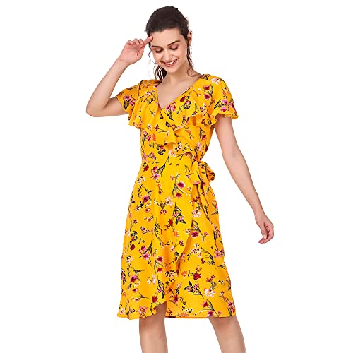 Image of BoheeWohee Women Midi Wrap-Around Dress