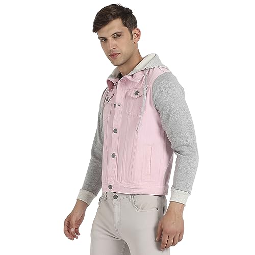 Image of Campus Sutra Cotton Mens Standard Length Jacket