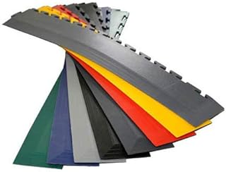 Ecotile E57.500 - Rampa de PVC (7 mm > 1 mm, 590 mm x 70 mm), color azul oscuro