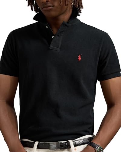 Image of POLO RALPH LAUREN Men's Custom Slim Fit Iconic Mesh Polo