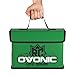 OVONIC Lipo Safe Bag Fireproof Explosionproof Bag, Large Medium and Small Capacity for Lipo Batteries Storage