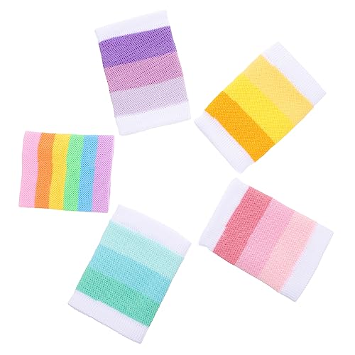 Healeved 5pcs Wrist Support Braces Wrist Compression Sleeves for Wrist Pain Wrist Bracer Wrist Support for Yoga Tennis Golf