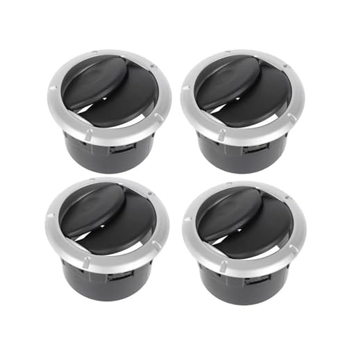Rejilla de ventilación para coche, 4 piezas compatibles con Duster, Sandero y Logan (8200212480)